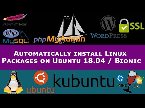 Auto installation of LAMP(Apache,MySQL,Php),PhpMyAdmin,Kubuntu Remote Desktop,Wordpress,SSL Certificate