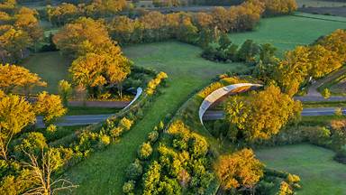 Wildlife crossing in Wierden, Netherlands (© Frans Lemmens/Alamy)