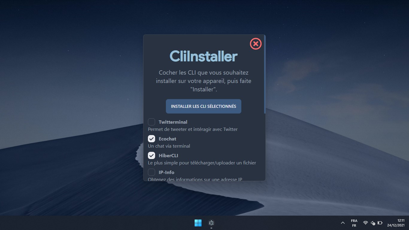 CliInstaller demo