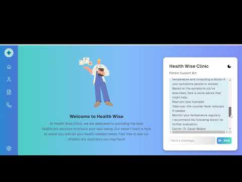 Watch the HealthWise Support Bot DEMO Video