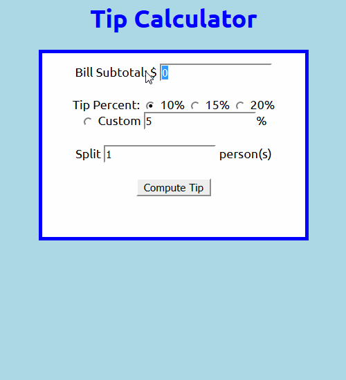 GitHub - ykenichi/Tipper: A simple tip calculator using HTML and PHP