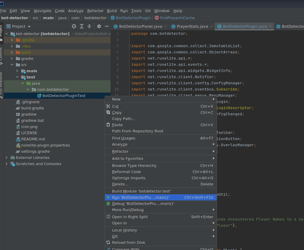 Launching RuneLite from Intellij