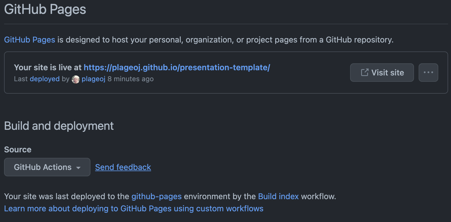 GitHub - plageoj/presentation-template: Marp で Markdown を使ってプレゼンテーションを ...