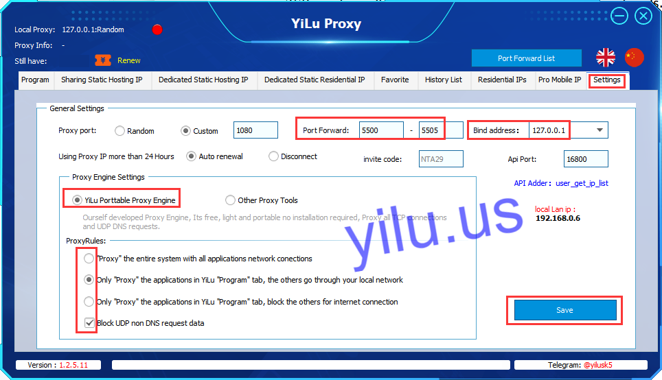 BP Proxy Switcher & YiLu Proxy