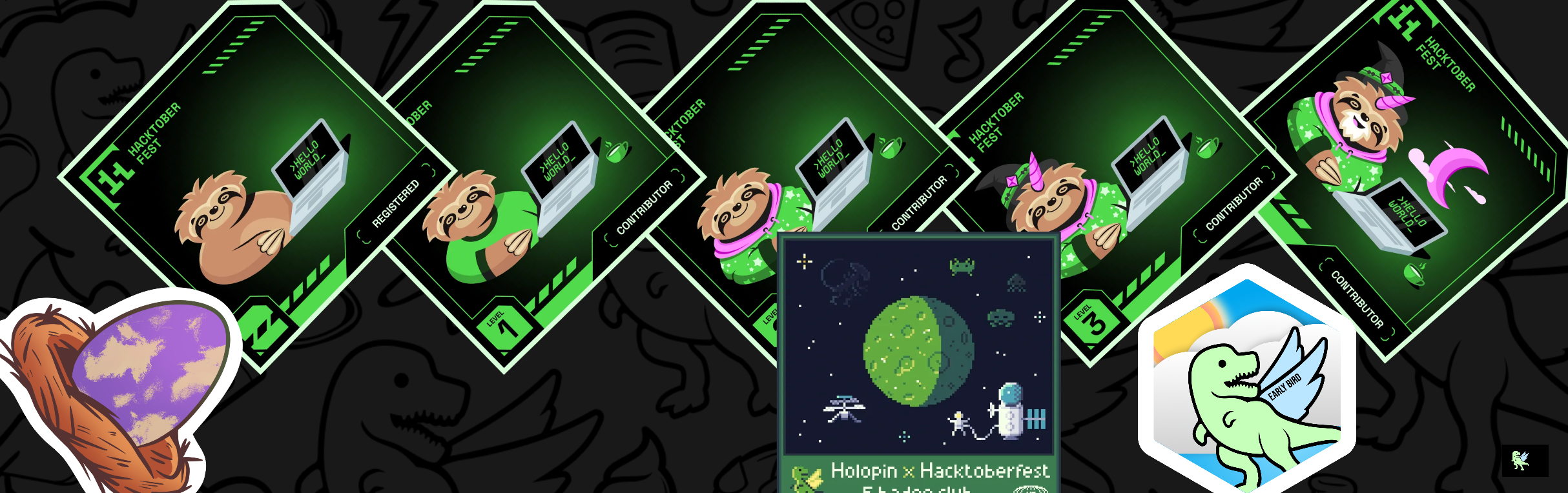 An image of @bkarthik7's Holopin badges, which is a link to view their full Holopin profile