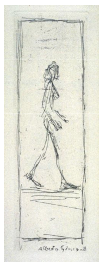 Alberto Giacometti, Femme Qui Marche, 1955, 20.4 x 6.2 cm