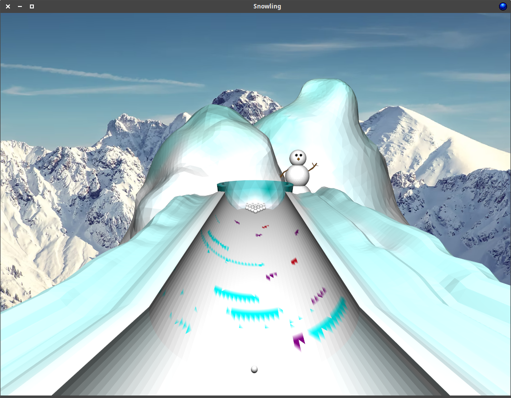 A screenshot of the game Snowling