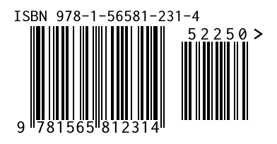 ISBN Using Inconsolata