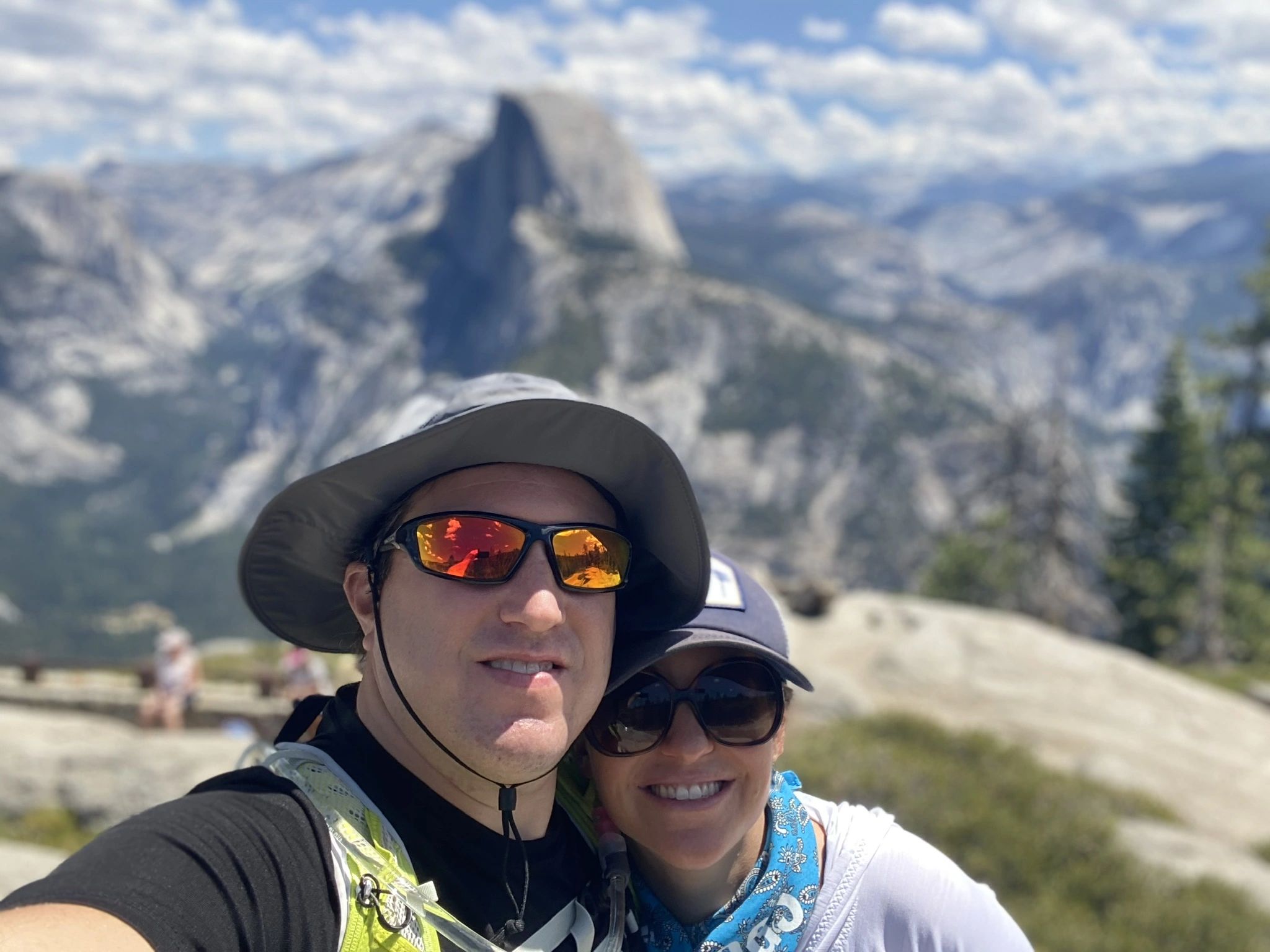 Yoav and Lisa in Yosemite National Park