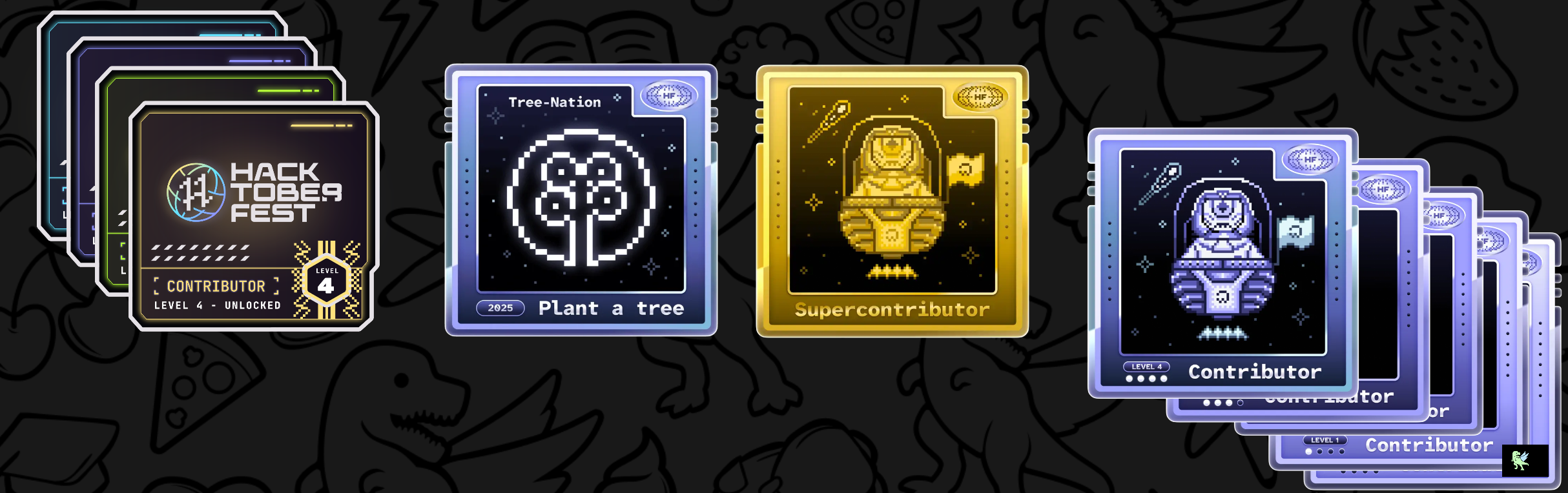 An image of @animemoeus's Holopin badges, which is a link to view their full Holopin profile