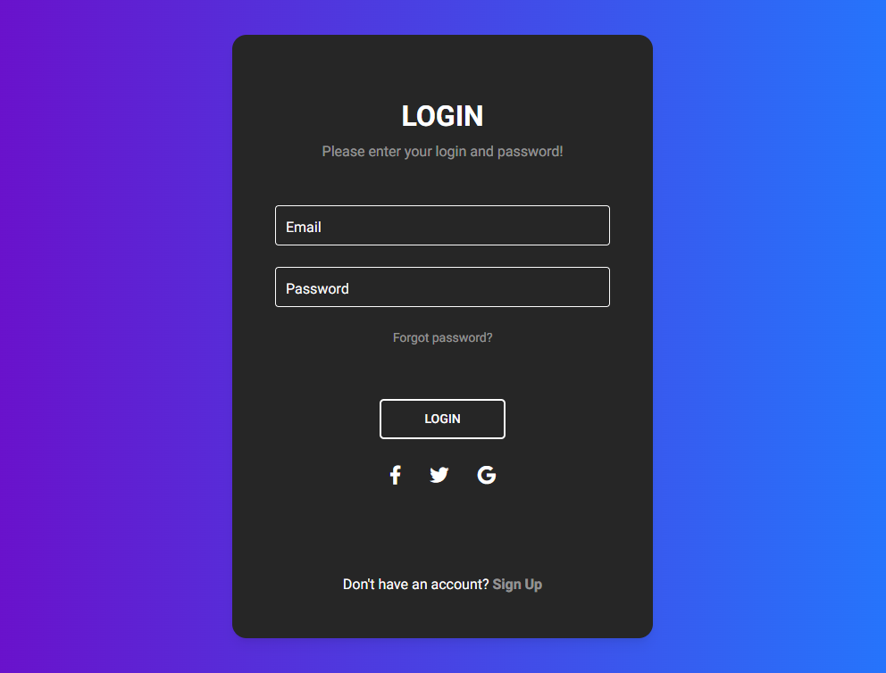 Bootstrap 5 Login Form