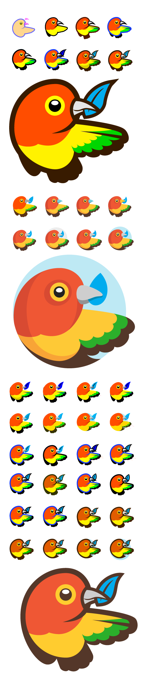 Bower logo iterations