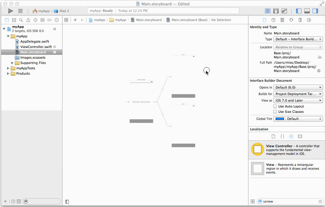 Add view controllers|600
