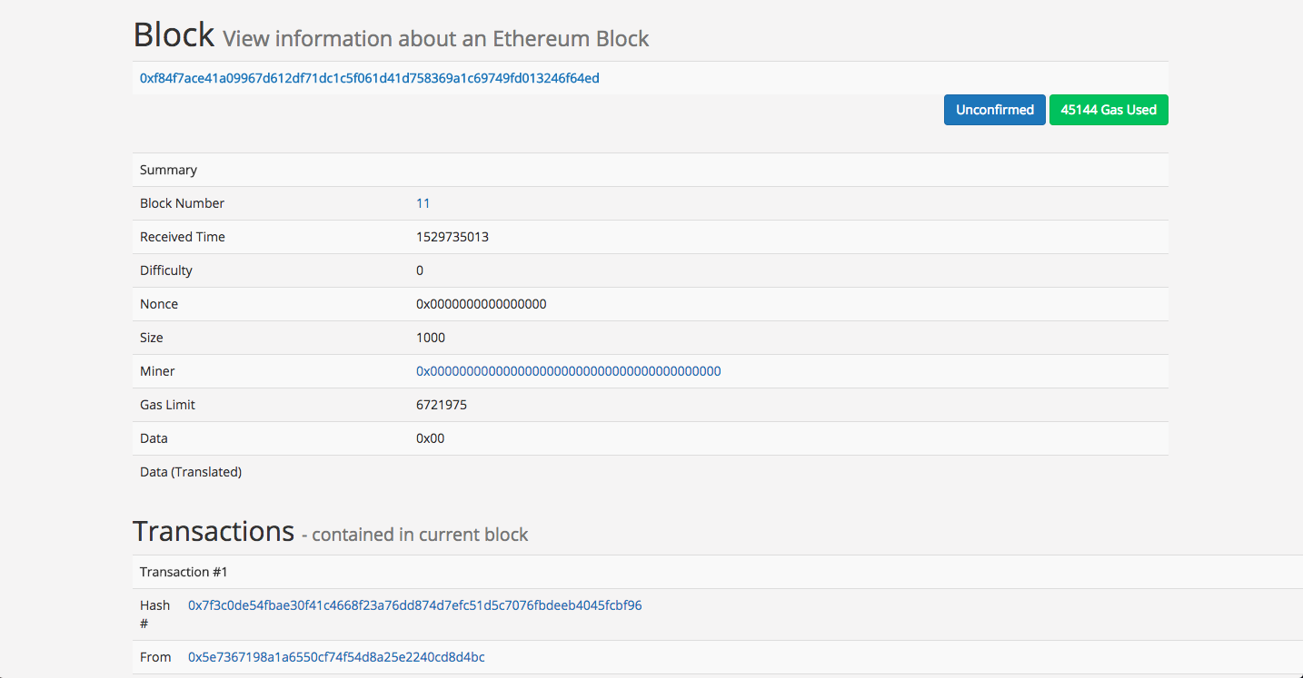 Block Info