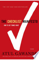 The Checklist Manifesto