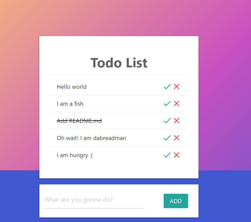 Todo List