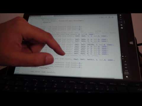 N-Trig touch screen re-calibration demo by René Rebe