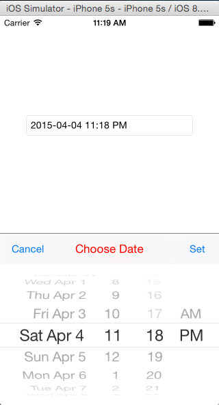 Custom DatePicker