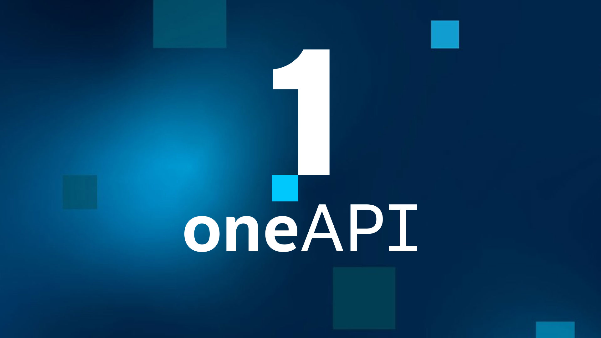 oneAPI banner