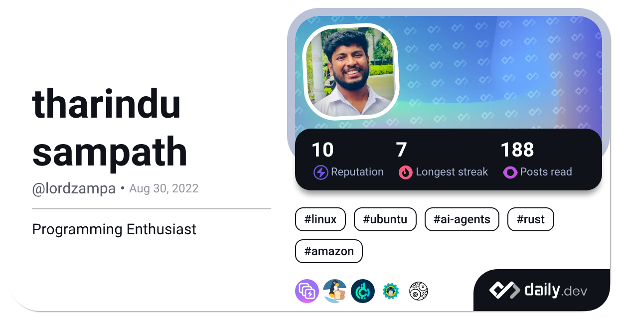 TharinduSampath2000 (Tharindu Sampath) · GitHub