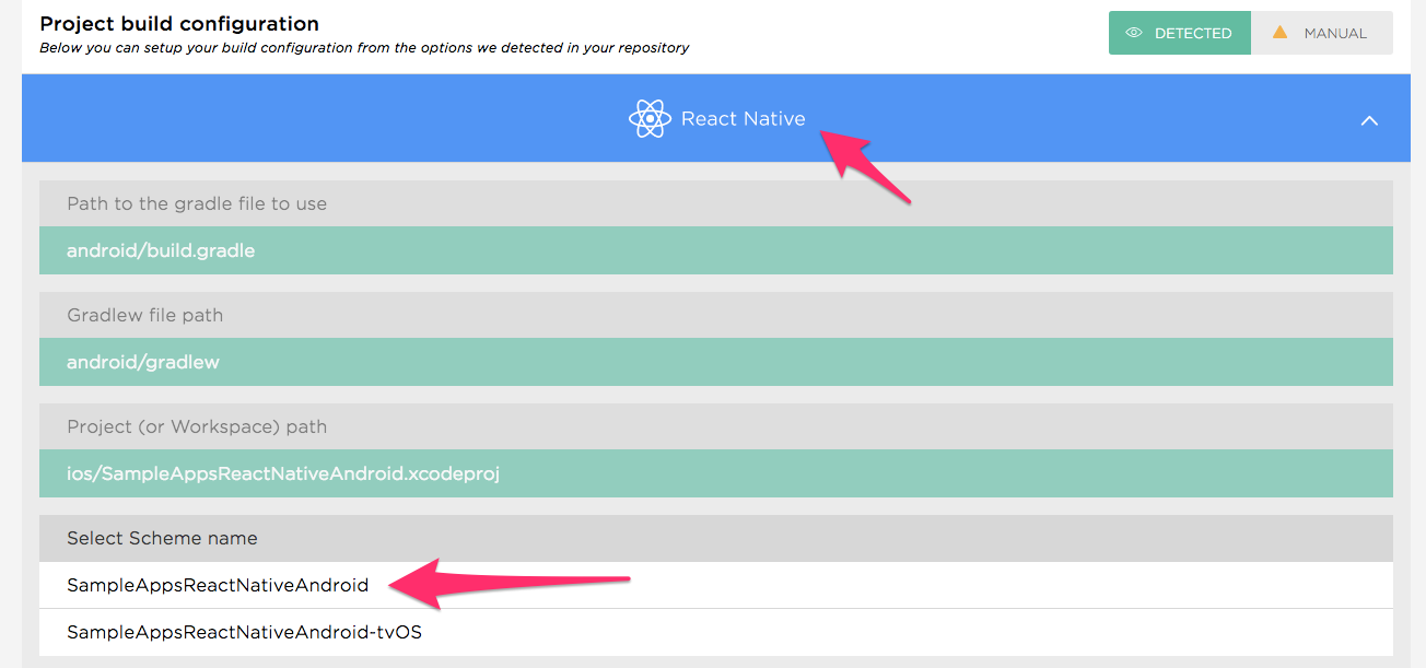 project config