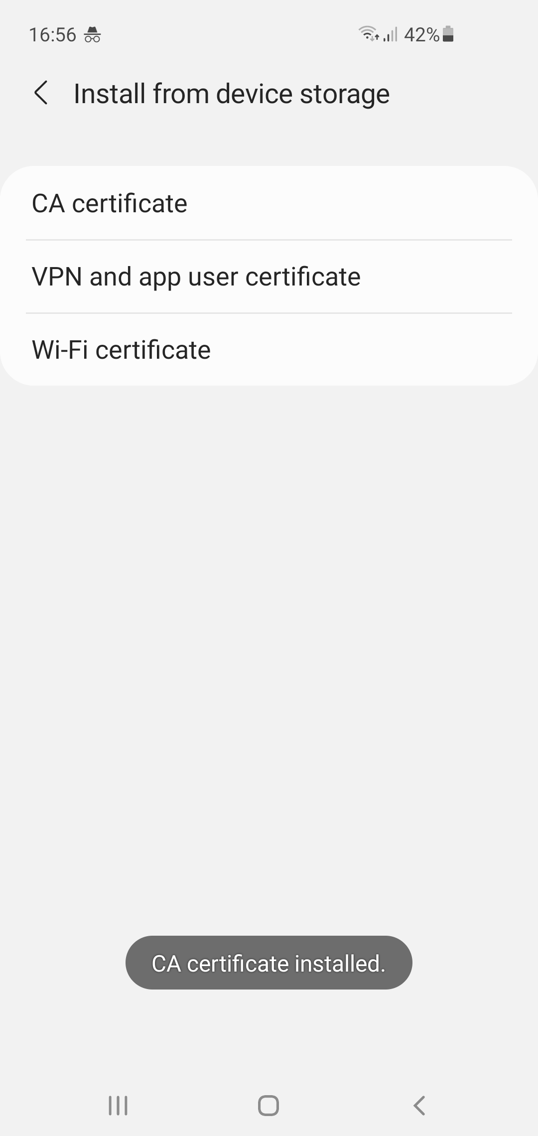 android-installed-ca-certificate