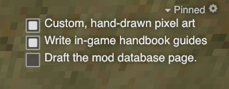 3 Pinned Tasks on the HUD