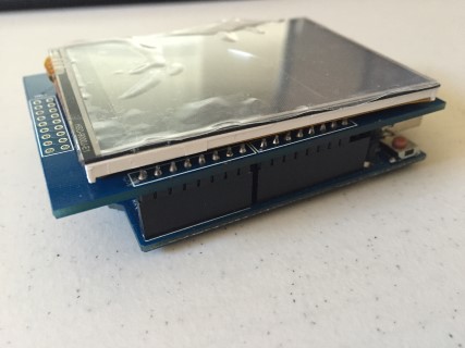 Arduino Uno and TFT Shield Together