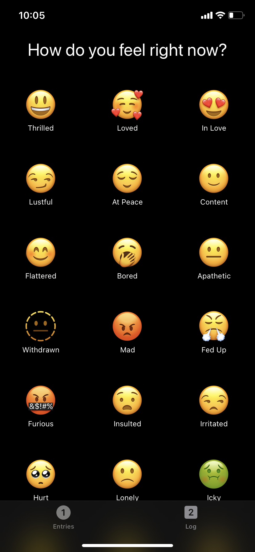screenshot of emojis in a grid layout.