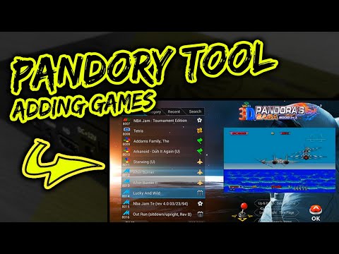 Add games to Pandora Games 3D, 3D+, EX2 and more using PandoryTool