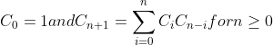 Formula for catalan series