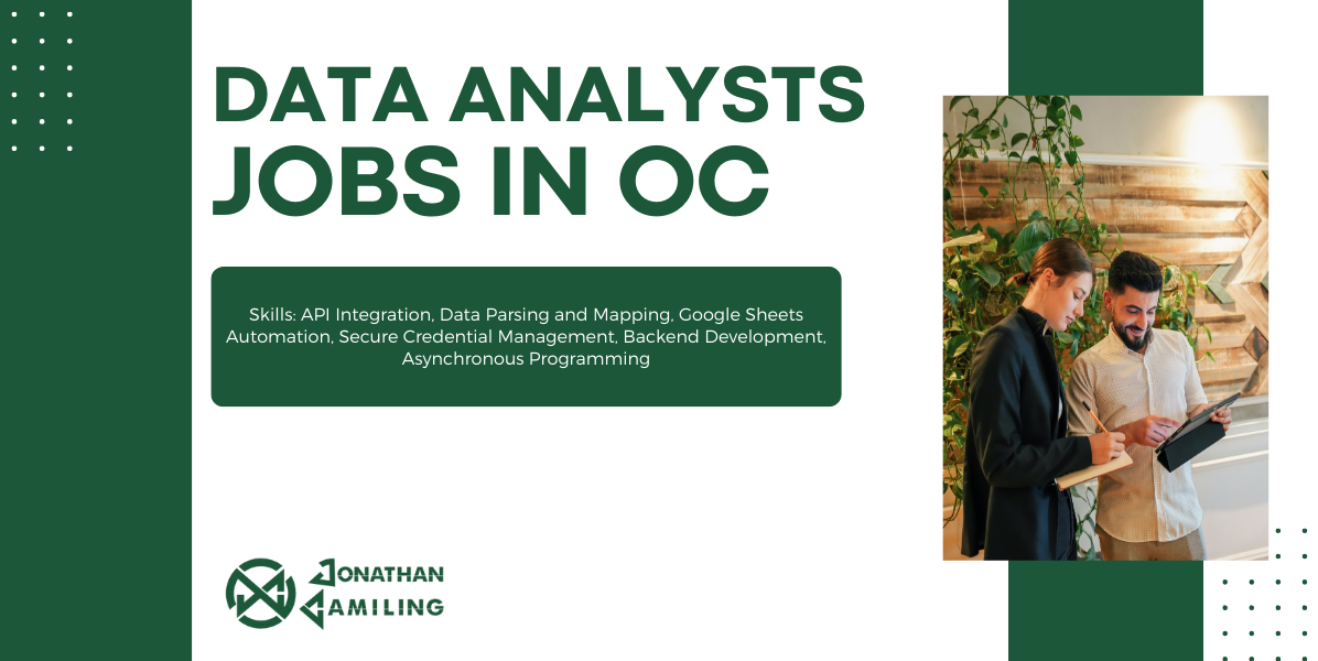 Data Analysts Jobs in Orange County