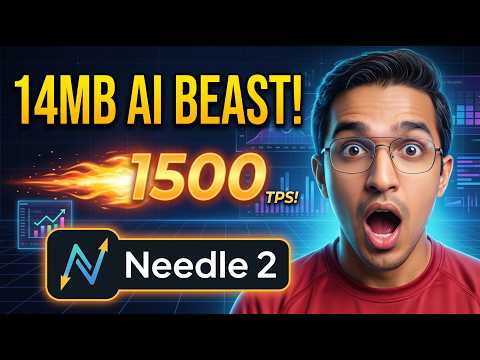 Needle 2 14MB AI: 1500 TPS Offline AI Router Just Dropped!