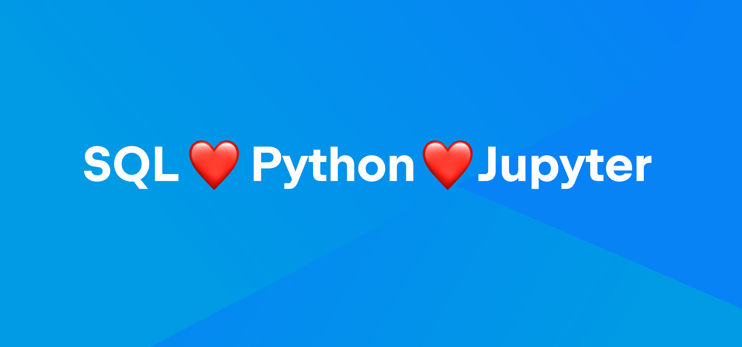 SQL Python Jupyter