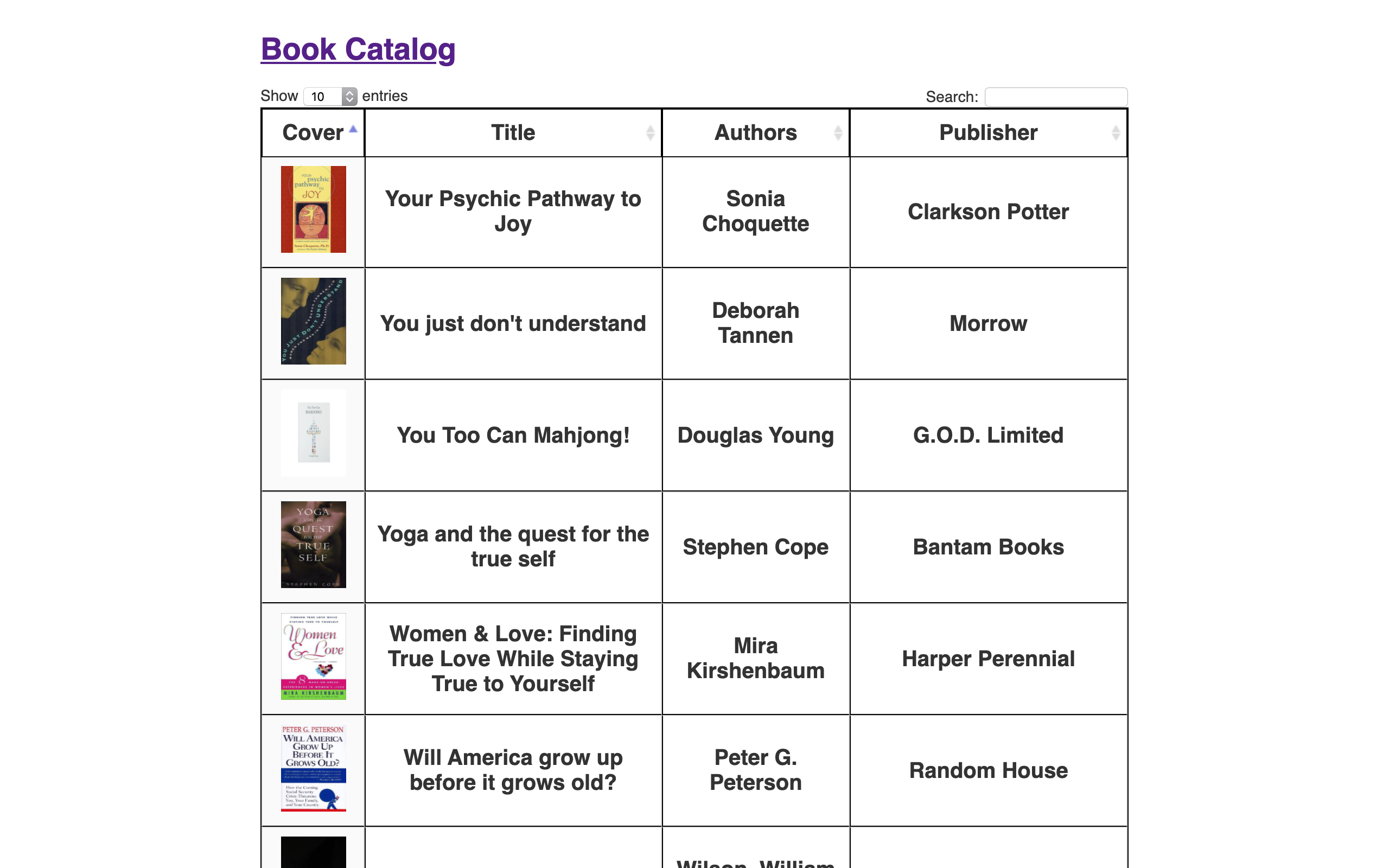 Book To Book Catalog