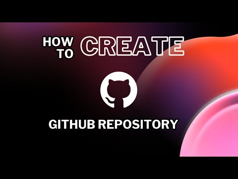 How to create a GitHub repository