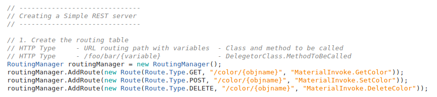 Routing table