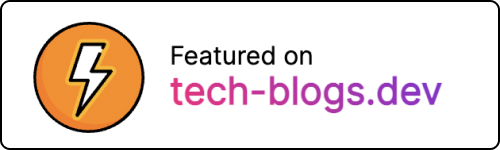 Featured on tech-blogs.dev badge