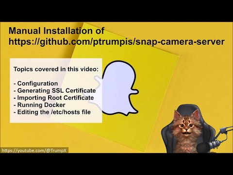 Snap Camera Server Windows Installation Guide