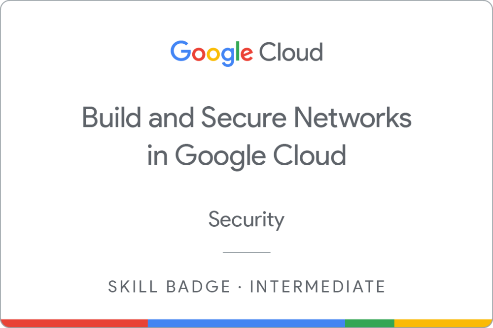 Badge for Build a Secure Google Cloud Network