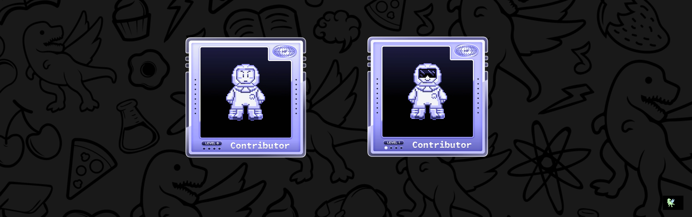 An image of @ruchakatte's Holopin badges, which is a link to view their full Holopin profile