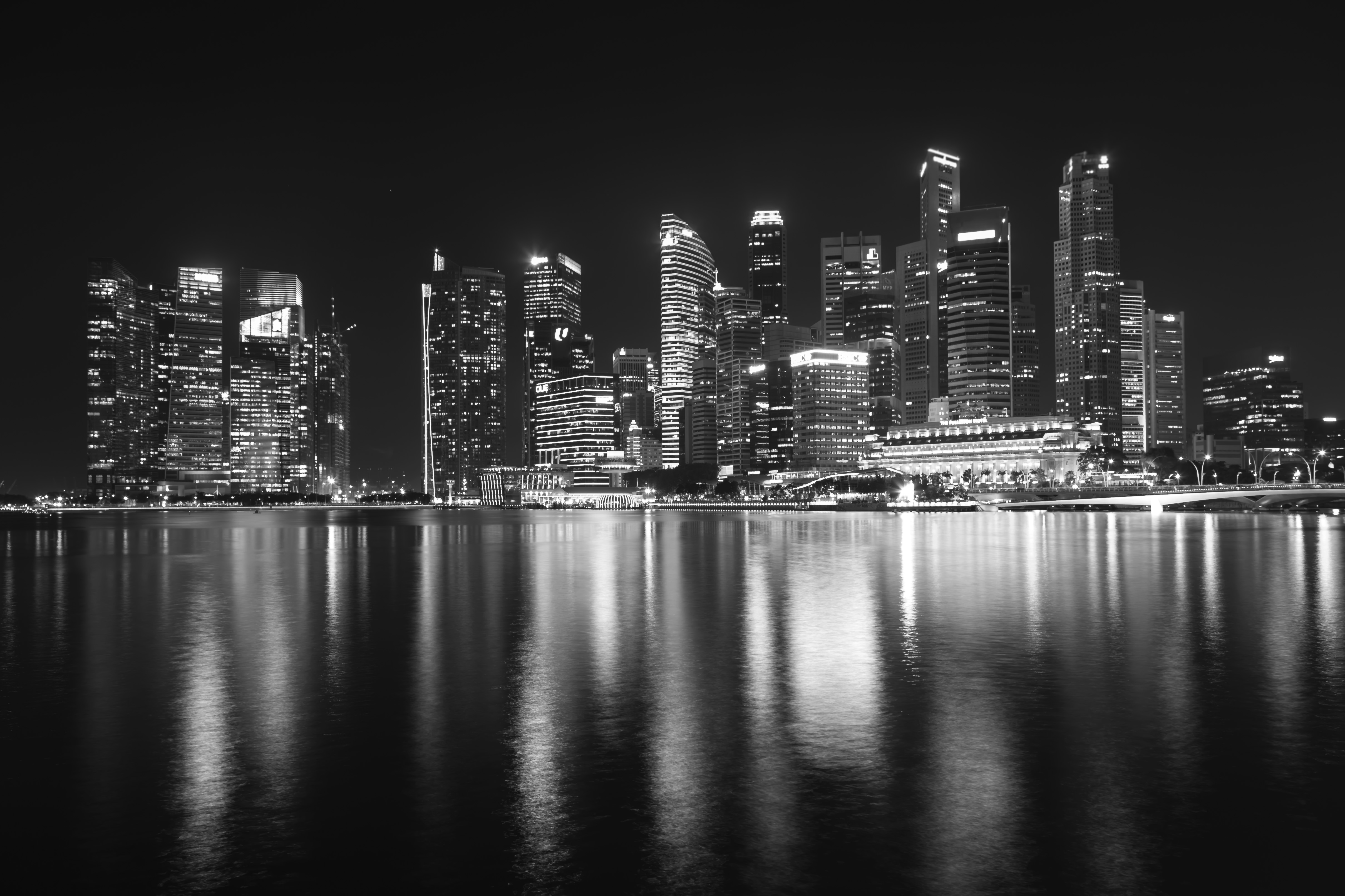 marina bay nighttime