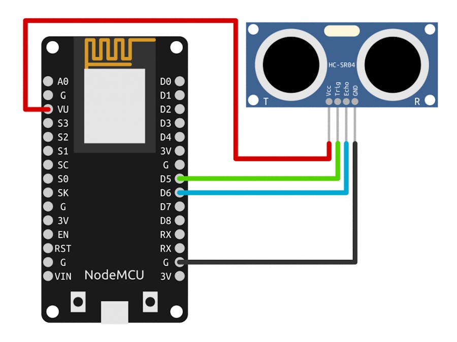 NodeMCU-Ultrasonic