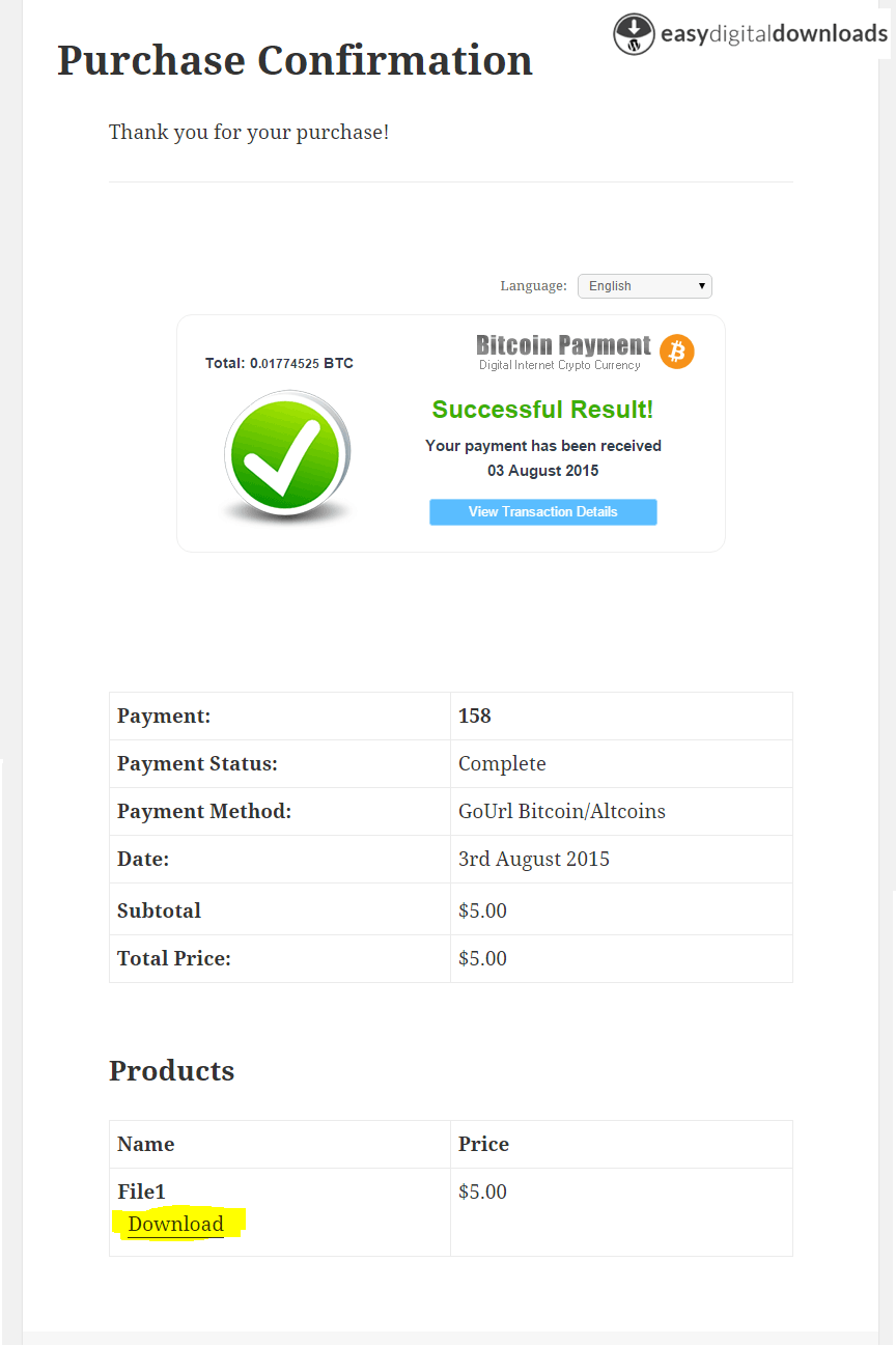 Easy-Digital-Downloads-Payment-Received
