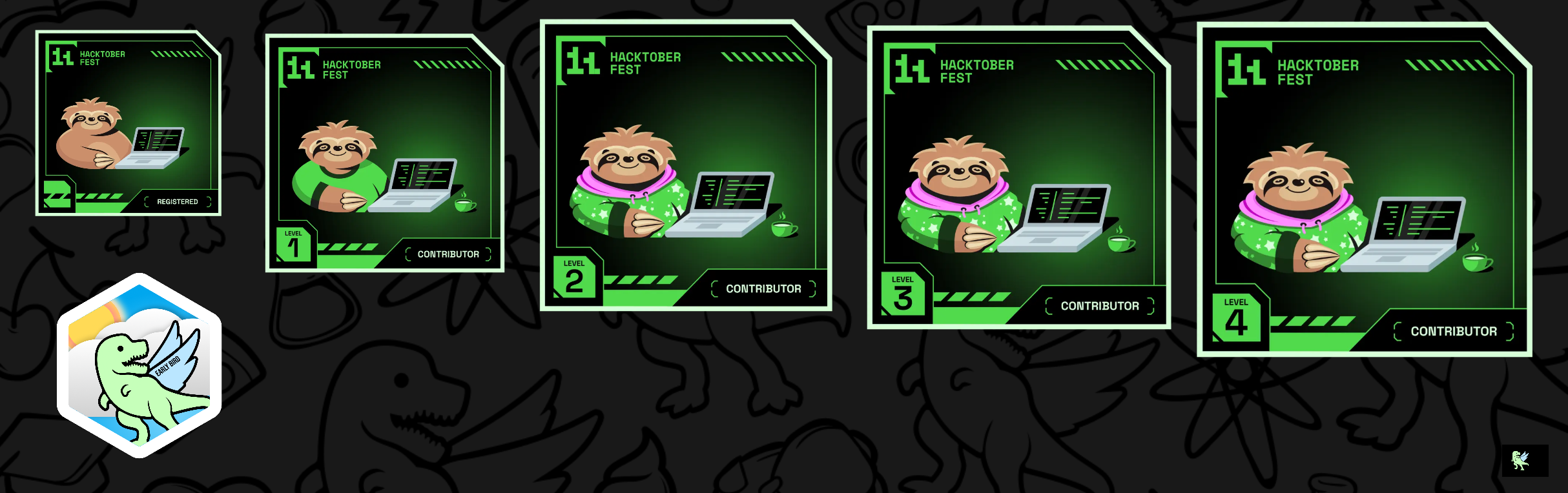An image of @devarsheecodess's Holopin badges