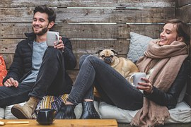 couple sitting together