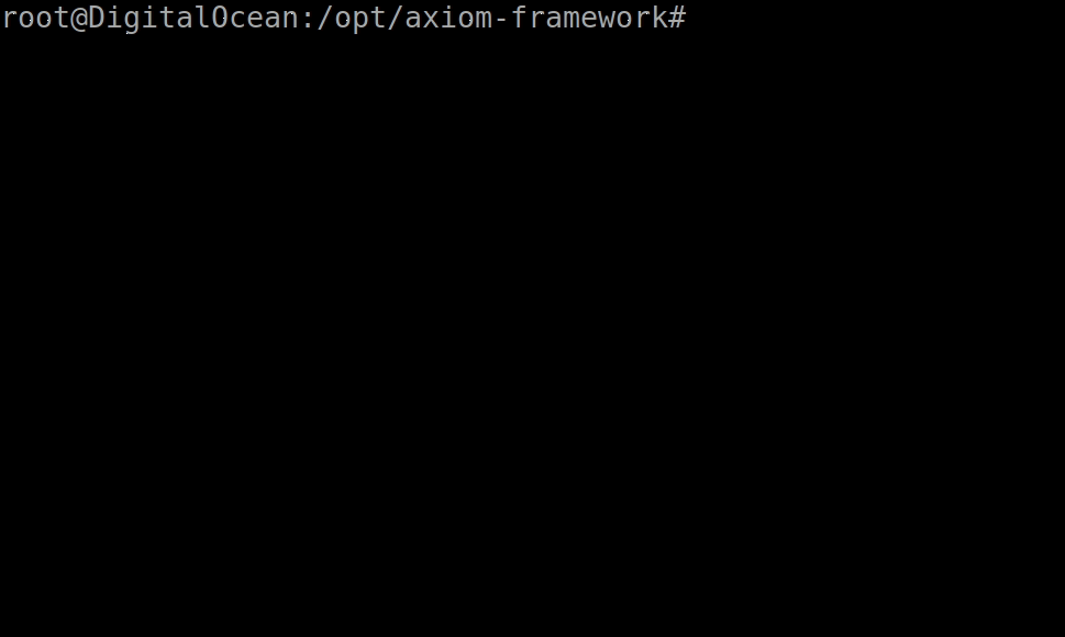 AXIOM Framework showing sqlmap