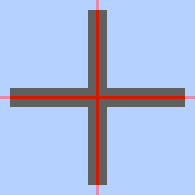 picture of the crosshair in the center