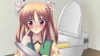 【English Sub】 A Video Clip in Which Yandere Girl Makes a Poop Friskily