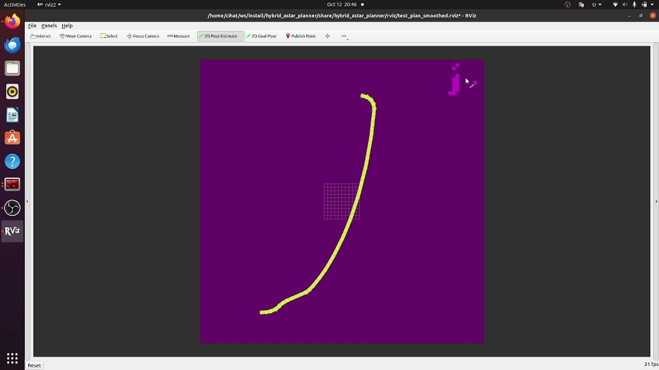 Demo of Hybrid Astar Algorithm 